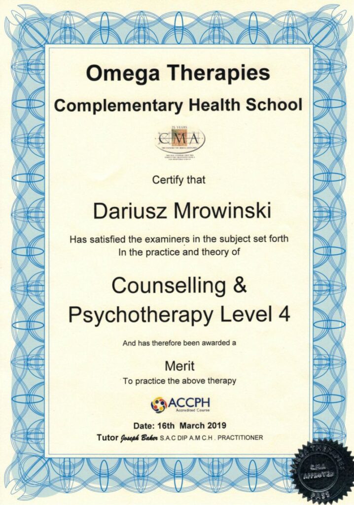 Dariusz Mrowiński - Counselling i Psychoterapia L4